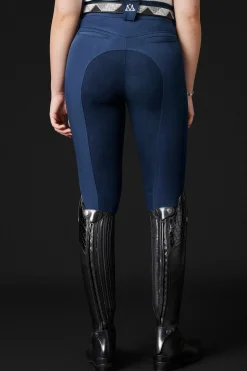 Mountain Horse Diana dame ridebukser med helforsterket sete i imitert skinn