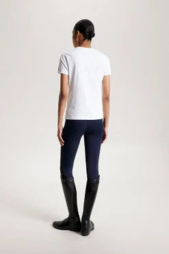 Tommy Hilfiger Equestrian TH Rhinestone skjorte for kvinner