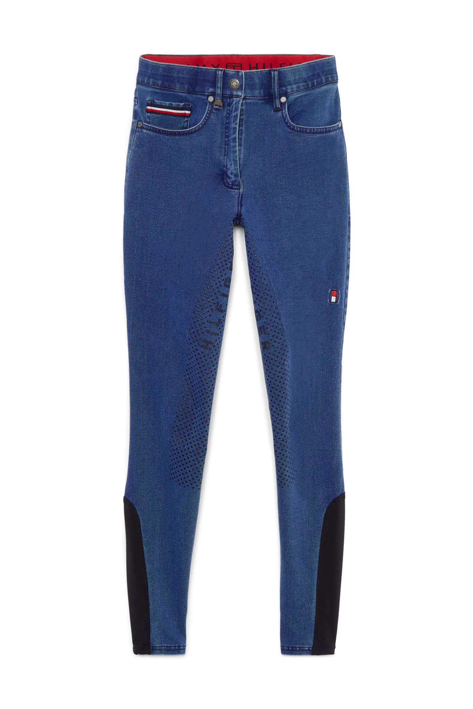 Tommy Hilfiger Equestrian Queens Denim Full Grip Ridebukse