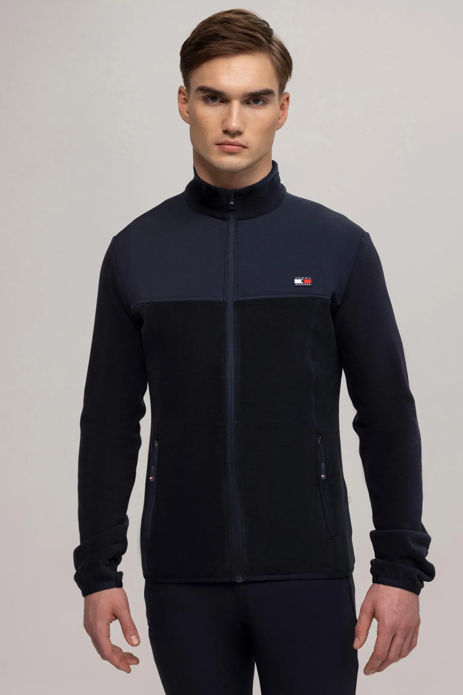 Tommy Hilfiger Equestrian Michigan herre fleecejakke