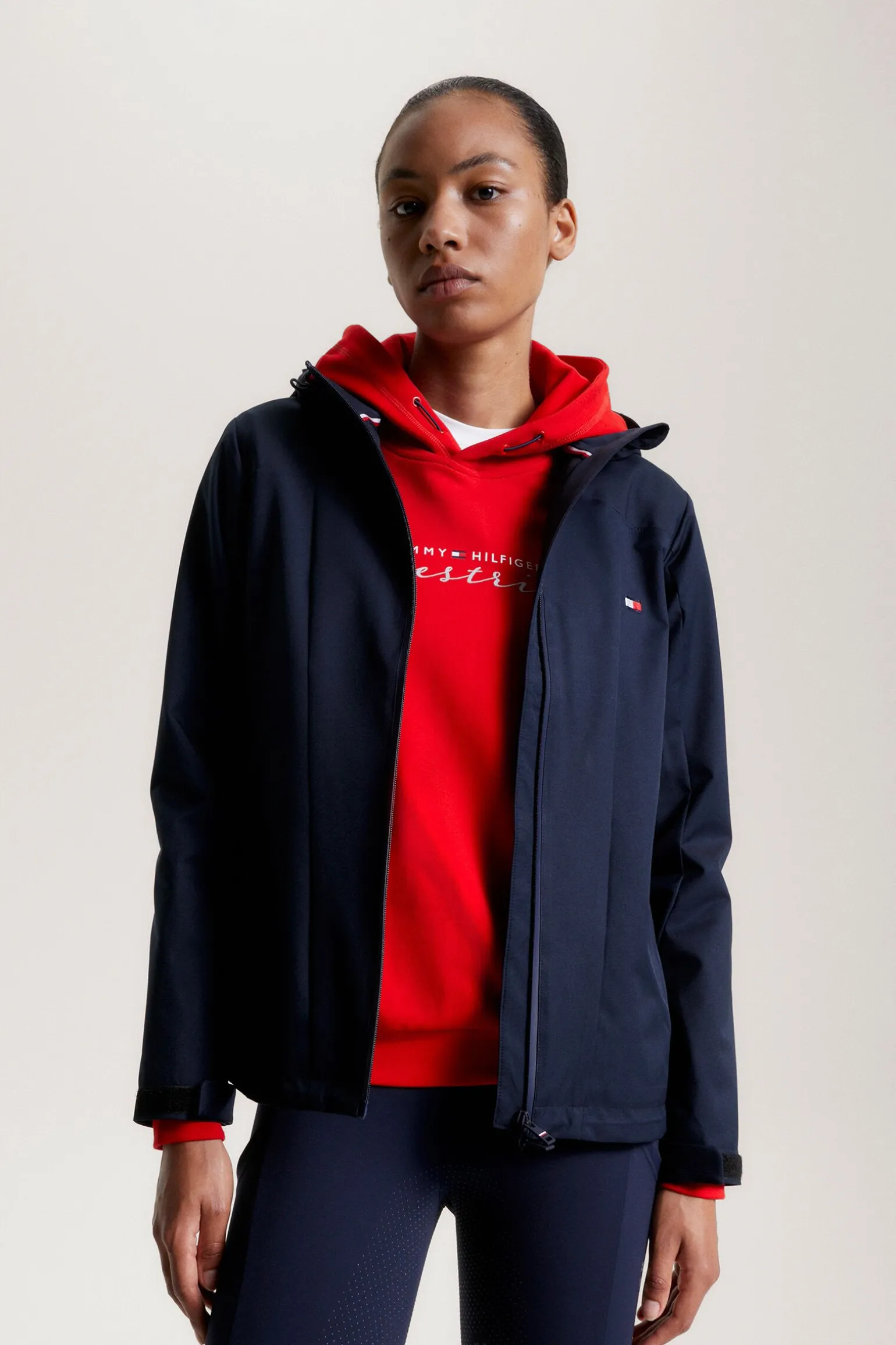 Tommy Hilfiger Equestrian Barcelona Tilpasset Regnjakke