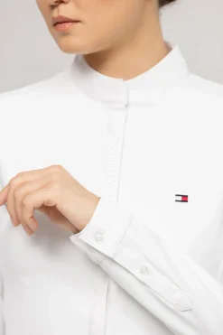 Tommy Hilfiger Equestrian Charlotte dames stevneskjorte med knapper