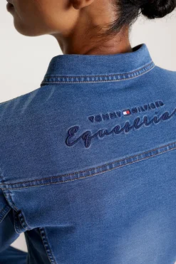 Tommy Hilfiger Equestrian Woodside Stretch Denim skjorte