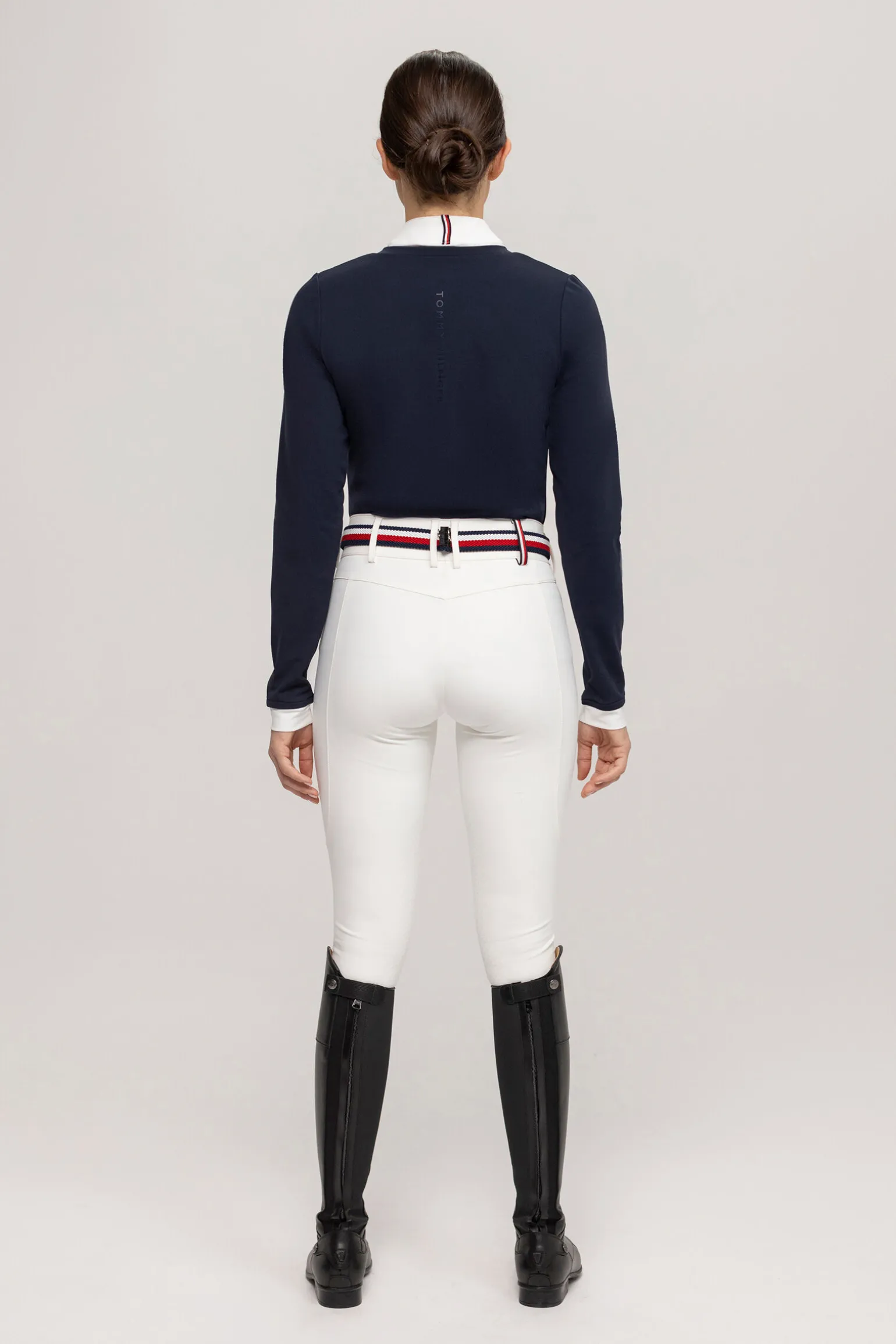 Tommy Hilfiger Equestrian Montana dames 2-i-1 stevneskjorte