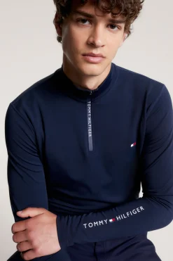Tommy Hilfiger Equestrian 1/4 Zip Termoskjorte for menn